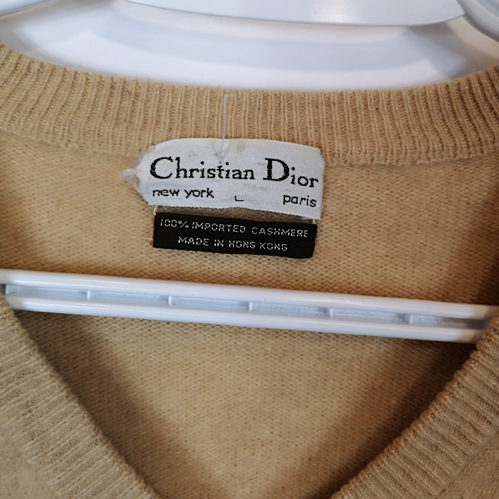 Christian Dior vintage cashmere - Picture 4 of 5
